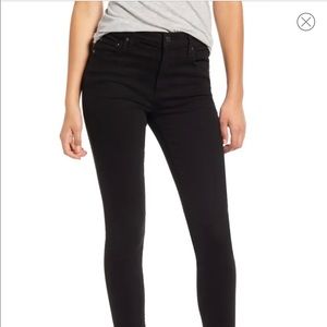 Citizens of Humanity black straight leg jeans